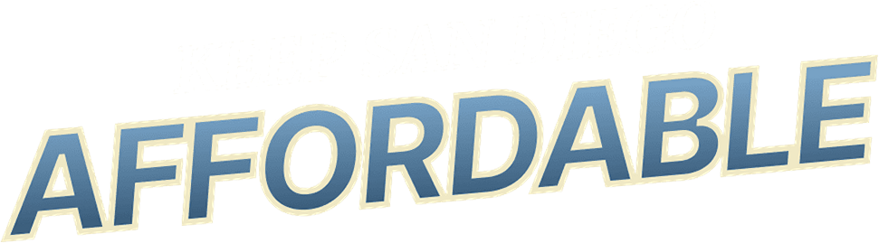 Keep San Diego Affordable